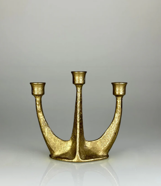 Bougeoir doré - Horst Dalbeck 1960