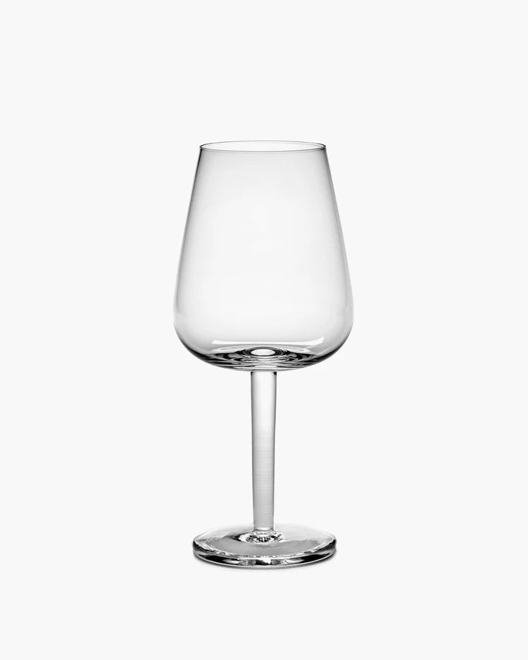 Verre vin blanc courbé transparant Base - Lot de 4